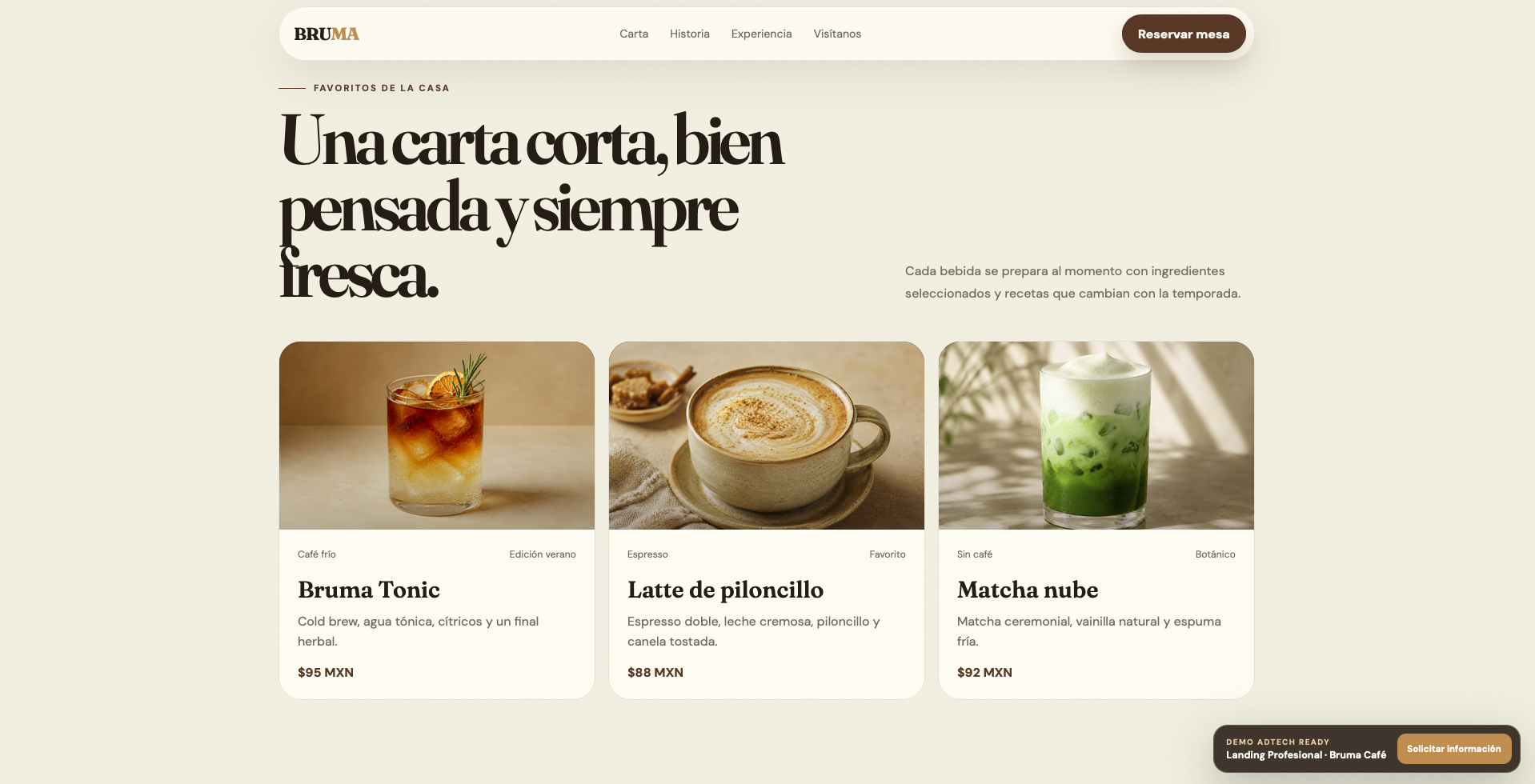 NEXA Bruma - Bruma Café captura 2