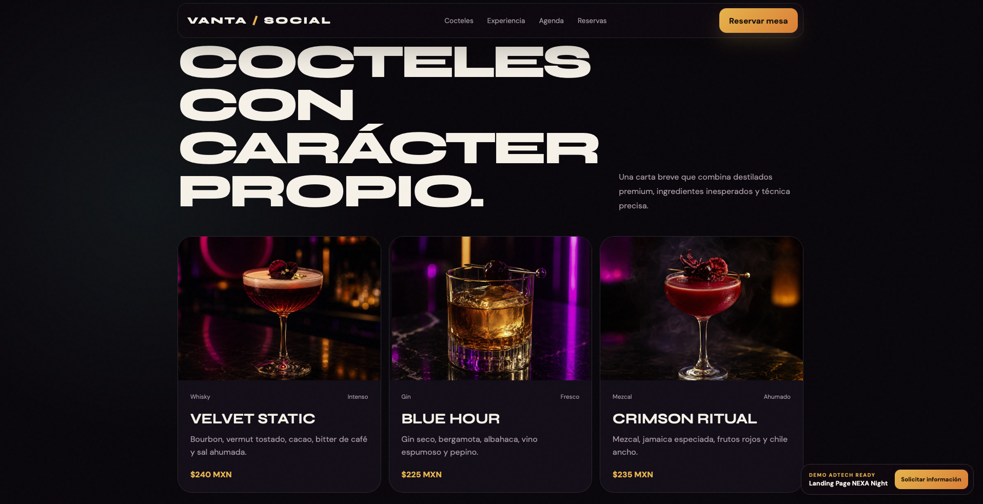 NEXA Night - Vanta captura 2